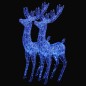 vidaXL XXL Rentiere Weihnachtsdekoration Acryl 250 LED 2 Stk. 180 cm vidaXL XXL Rentiere Weihnachtsdekoration Acryl 250 LED 2 Stk. 180 cm