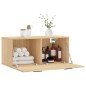 vidaXL Wandschrank Sonoma-Eiche 80x36,5x35 cm Holzwerkstoff vidaXL Wandschrank Sonoma-Eiche 80x36,5x35 cm Holzwerkstoff