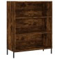 Highboard Räuchereiche 69,5x34x180 cm Holzwerkstoff Highboard Räuchereiche 69,5x34x180 cm Holzwerkstoff