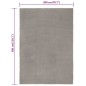 vidaXL Teppich Rechteckig Grau 200x300 cm Baumwolle vidaXL Teppich Rechteckig Grau 200x300 cm Baumwolle