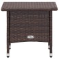 vidaXL 2-tlg. Garten-Lounge-Set mit Kissen Poly Rattan Braun vidaXL 2-tlg. Garten-Lounge-Set mit Kissen Poly Rattan Braun