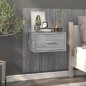 vidaXL Wand-Nachttische 2 Stk. Grau Sonoma vidaXL Wand-Nachttische 2 Stk. Grau Sonoma