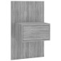 vidaXL Wand-Nachttische 2 Stk. Grau Sonoma vidaXL Wand-Nachttische 2 Stk. Grau Sonoma