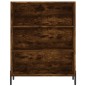 Highboard Räuchereiche 69,5x34x180 cm Holzwerkstoff Highboard Räuchereiche 69,5x34x180 cm Holzwerkstoff