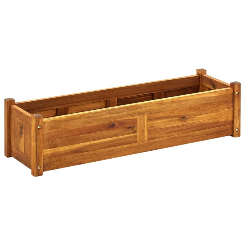 vidaXL Garten-Hochbeet Akazienholz 100x30x25 cm vidaXL Garten-Hochbeet Akazienholz 100x30x25 cm