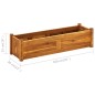 vidaXL Garten-Hochbeet Akazienholz 100x30x25 cm vidaXL Garten-Hochbeet Akazienholz 100x30x25 cm
