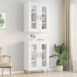 vidaXL Hängeschrank Hochglanz-Weiß 69,5x34x90 cm vidaXL Hängeschrank Hochglanz-Weiß 69,5x34x90 cm