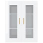 vidaXL Hängeschrank Hochglanz-Weiß 69,5x34x90 cm vidaXL Hängeschrank Hochglanz-Weiß 69,5x34x90 cm