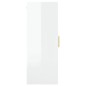 vidaXL Hängeschrank Hochglanz-Weiß 69,5x34x90 cm vidaXL Hängeschrank Hochglanz-Weiß 69,5x34x90 cm