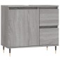 vidaXL Badschrank Grau Sonoma 65x33x60 cm Holzwerkstoff vidaXL Badschrank Grau Sonoma 65x33x60 cm Holzwerkstoff