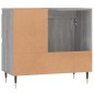 vidaXL Badschrank Grau Sonoma 65x33x60 cm Holzwerkstoff vidaXL Badschrank Grau Sonoma 65x33x60 cm Holzwerkstoff