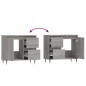 vidaXL Badschrank Grau Sonoma 65x33x60 cm Holzwerkstoff vidaXL Badschrank Grau Sonoma 65x33x60 cm Holzwerkstoff