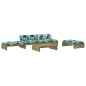 vidaXL 5-tlg. Garten-Lounge-Set mit Kissen Imprägniertes Kiefernholz vidaXL 5-tlg. Garten-Lounge-Set mit Kissen Imprägniertes Kiefernholz