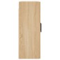 vidaXL Wandschrank Sonoma-Eiche 69,5x34x90 cm vidaXL Wandschrank Sonoma-Eiche 69,5x34x90 cm