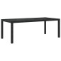 vidaXL 9-tlg. Garten-Essgruppe mit Kissen Schwarz Poly Rattan vidaXL 9-tlg. Garten-Essgruppe mit Kissen Schwarz Poly Rattan