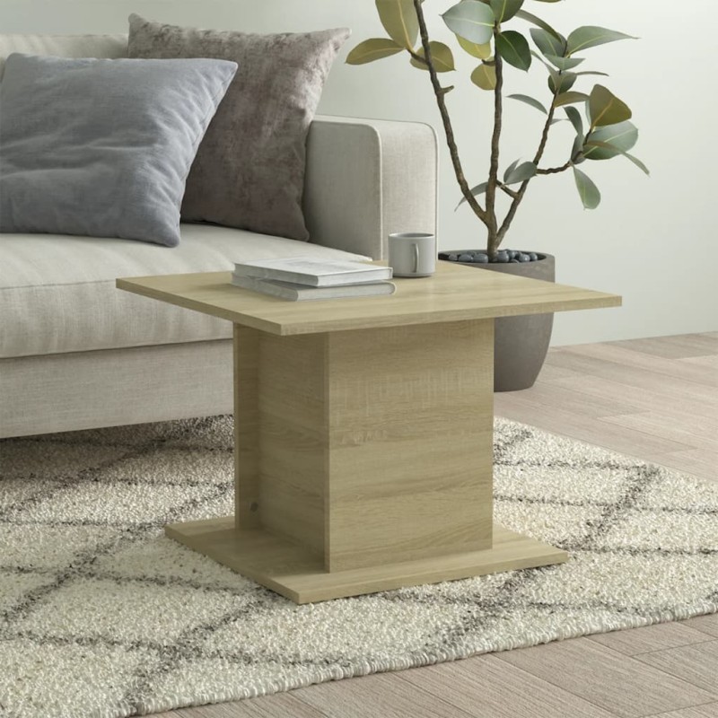 vidaXL Couchtisch Sonoma-Eiche 55,5x55,5x40 cm Holzwerkstoff vidaXL Couchtisch Sonoma-Eiche 55,5x55,5x40 cm Holzwerkstoff