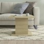 vidaXL Couchtisch Sonoma-Eiche 55,5x55,5x40 cm Holzwerkstoff vidaXL Couchtisch Sonoma-Eiche 55,5x55,5x40 cm Holzwerkstoff