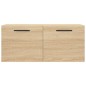 vidaXL Wandschrank Sonoma-Eiche 80x36,5x35 cm Holzwerkstoff vidaXL Wandschrank Sonoma-Eiche 80x36,5x35 cm Holzwerkstoff