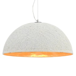 vidaXL Pendelleuchte Weiß und Golden Ø50 cm E27