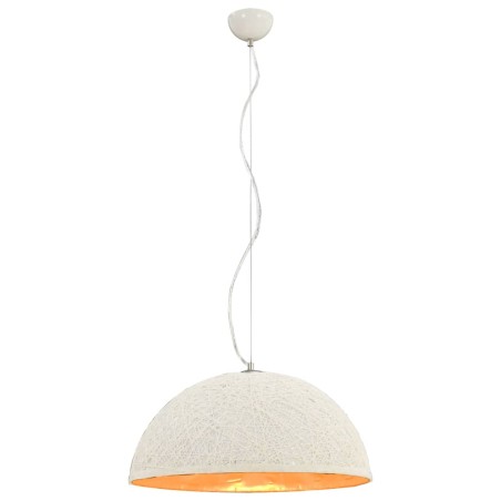 vidaXL Pendelleuchte Weiß und Golden Ø50 cm E27