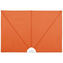 vidaXL Faltbarer Terrassen-Seitenfächer Terracotta-Rot 300×150 cm