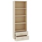 vidaXL Highboard HAMAR Honigbraun 60x35x180 cm Massivholz Kiefer vidaXL Highboard HAMAR Honigbraun 60x35x180 cm Massivholz Kiefer