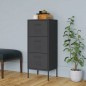 vidaXL Lagerschrank Anthrazit 42,5x35x101,5 cm Stahl vidaXL Lagerschrank Anthrazit 42,5x35x101,5 cm Stahl