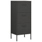 vidaXL Lagerschrank Anthrazit 42,5x35x101,5 cm Stahl vidaXL Lagerschrank Anthrazit 42,5x35x101,5 cm Stahl