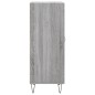 vidaXL Sideboard Grau Sonoma 34,5x34x90 cm Holzwerkstoff vidaXL Sideboard Grau Sonoma 34,5x34x90 cm Holzwerkstoff