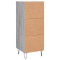 vidaXL Sideboard Grau Sonoma 34,5x34x90 cm Holzwerkstoff vidaXL Sideboard Grau Sonoma 34,5x34x90 cm Holzwerkstoff