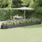 vidaXL Hochbeet Pulverbeschichteter Stahl 544x100x36 cm Anthrazit vidaXL Hochbeet Pulverbeschichteter Stahl 544x100x36 cm Anthrazit