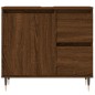 vidaXL Badschrank Braun Eichen-Optik 65x33x60 cm Holzwerkstoff vidaXL Badschrank Braun Eichen-Optik 65x33x60 cm Holzwerkstoff