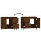 vidaXL Badschrank Braun Eichen-Optik 65x33x60 cm Holzwerkstoff vidaXL Badschrank Braun Eichen-Optik 65x33x60 cm Holzwerkstoff