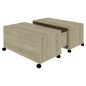vidaXL Couchtisch Sonoma-Eiche 75x75x38 cm Holzwerkstoff vidaXL Couchtisch Sonoma-Eiche 75x75x38 cm Holzwerkstoff