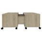 vidaXL Couchtisch Sonoma-Eiche 75x75x38 cm Holzwerkstoff vidaXL Couchtisch Sonoma-Eiche 75x75x38 cm Holzwerkstoff