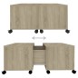 vidaXL Couchtisch Sonoma-Eiche 75x75x38 cm Holzwerkstoff vidaXL Couchtisch Sonoma-Eiche 75x75x38 cm Holzwerkstoff