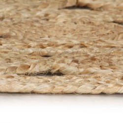 vidaXL Teppich Handgefertigt Geflochten Jute 240 cm