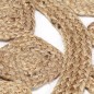 vidaXL Teppich Handgefertigt Geflochten Jute 240 cm vidaXL Teppich Handgefertigt Geflochten Jute 240 cm