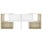 vidaXL TV-Schrank Weiß und Sonoma-Eiche 104x30x52cm Holzwerkstoff vidaXL TV-Schrank Weiß und Sonoma-Eiche 104x30x52cm Holzwerkstoff