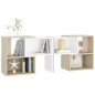 vidaXL TV-Schrank Weiß und Sonoma-Eiche 104x30x52cm Holzwerkstoff vidaXL TV-Schrank Weiß und Sonoma-Eiche 104x30x52cm Holzwerkstoff