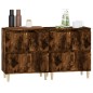 vidaXL Sideboards 2 Stk. Räuchereiche 60x35x70 cm Holzwerkstoff vidaXL Sideboards 2 Stk. Räuchereiche 60x35x70 cm Holzwerkstoff