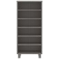 vidaXL CD-Schrank HAMAR Hellgrau 45x18x100 cm Massivholz Kiefer vidaXL CD-Schrank HAMAR Hellgrau 45x18x100 cm Massivholz Kiefer