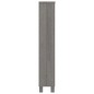 vidaXL CD-Schrank HAMAR Hellgrau 45x18x100 cm Massivholz Kiefer vidaXL CD-Schrank HAMAR Hellgrau 45x18x100 cm Massivholz Kiefer