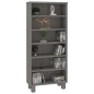 vidaXL CD-Schrank HAMAR Hellgrau 45x18x100 cm Massivholz Kiefer vidaXL CD-Schrank HAMAR Hellgrau 45x18x100 cm Massivholz Kiefer