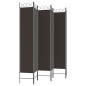 vidaXL 6-tlg. Paravent Braun 200x220 cm Stoff vidaXL 6-tlg. Paravent Braun 200x220 cm Stoff