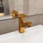 vidaXL Waschbeckenarmatur mit Herausziehbarer Brause Golden 157x172 mm vidaXL Waschbeckenarmatur mit Herausziehbarer Brause Golden 157x172 mm