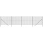 vidaXL Maschendrahtzaun Anthrazit 1,8x10 m Verzinkter Stahl vidaXL Maschendrahtzaun Anthrazit 1,8x10 m Verzinkter Stahl