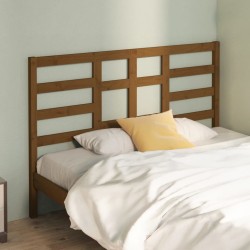 vidaXL Bett-Kopfteil Honigbraun 146x4x104 cm Massivholz Kiefer