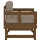 vidaXL Gartenstühle mit Kissen 2 Stk. Honigbraun Massivholz Kiefer vidaXL Gartenstühle mit Kissen 2 Stk. Honigbraun Massivholz Kiefer