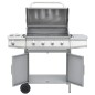 Gasgrill 4+1 Brenner Silbern Edelstahl Gasgrill 4+1 Brenner Silbern Edelstahl